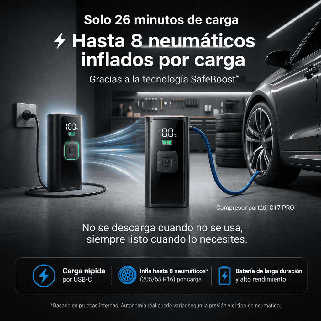 MotoPump – Inflador Inalámbrico