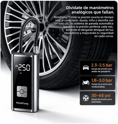 MotoPump – Inflador Inalámbrico