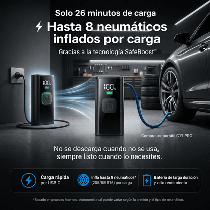 MotoPump – Inflador Inalámbrico
